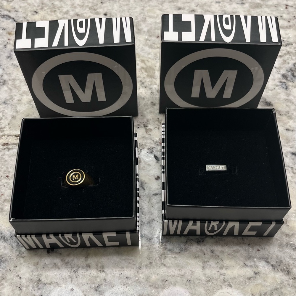 2 NWT MARKET RINGS